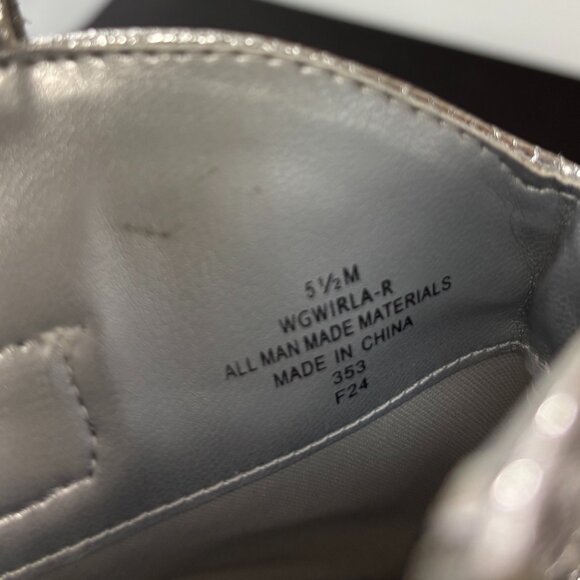 GUESS Women's Silver Snakeskin Pattern Western Ankle Boots, Sz 6,SEE DESCRIPTION - Picture 12 of 15